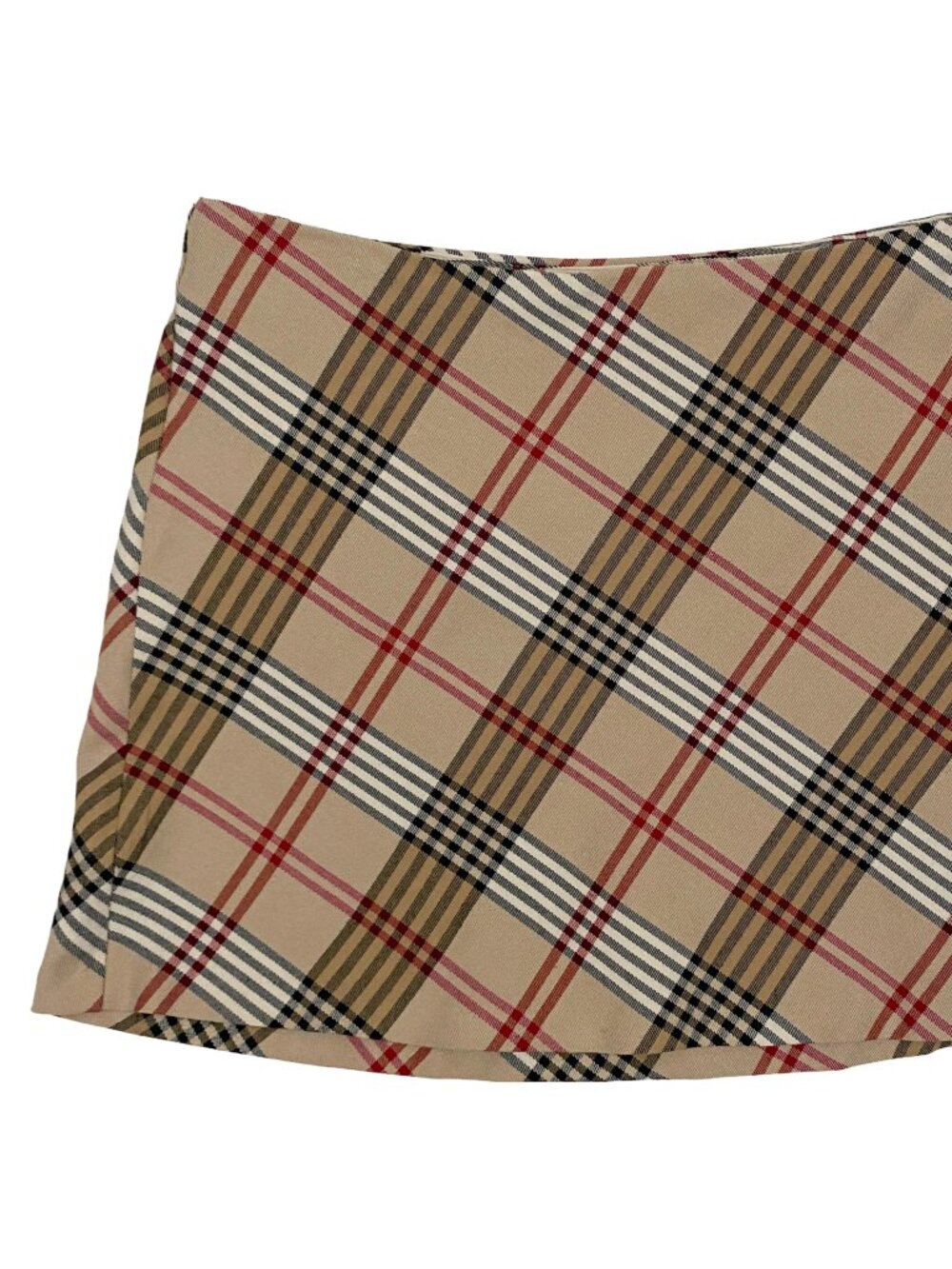 2000s wet seal nova check plaid mini preppy skirt